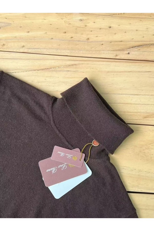 Мужская водолазка Loro Piana Premium - Coffee