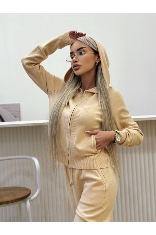 Женская бежевая водолазка Loro Piana