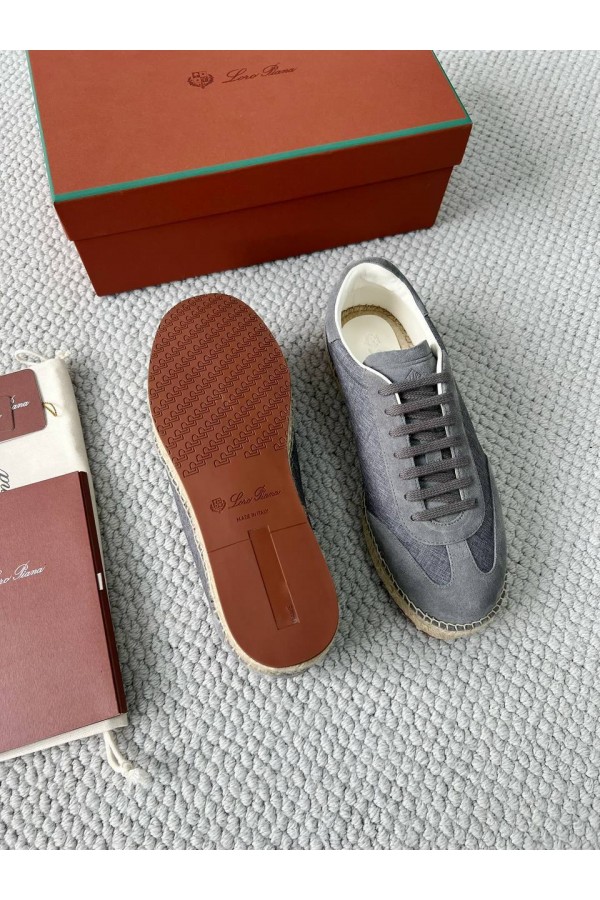 Мужские кроссовки Loro Piana Sea Tennis Walk - Grey