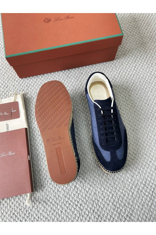 Мужские кроссовки Loro Piana Sea Tennis Walk - Navy