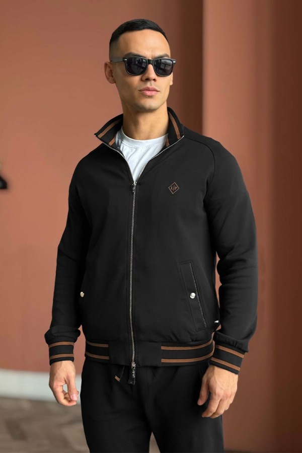 Мужской спортивный костюм Loro Piana monogram - Black