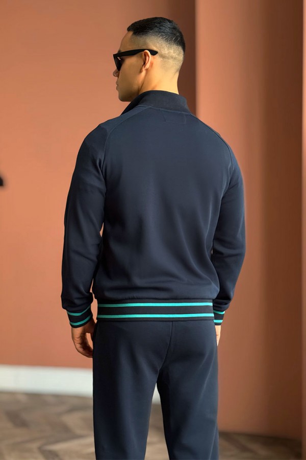 Мужские спортивные штаны Loro Piana monogram - Navy