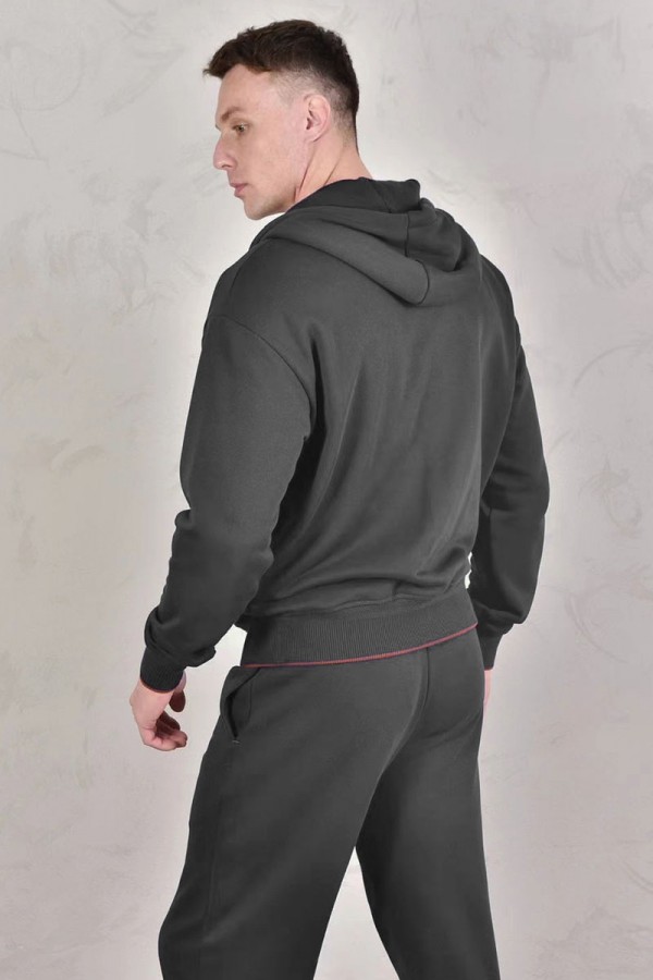 Спортивный костюм Loro Piana Premium signature logo - Grey