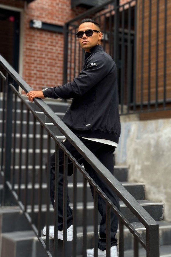 Спортивный костюм Loro Piana logo-embroidered - Black