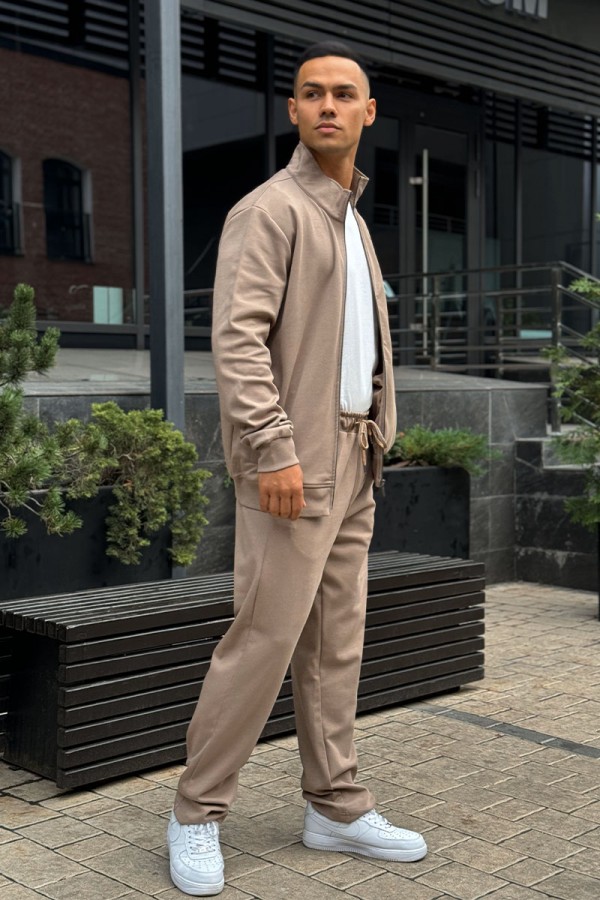 Спортивный костюм Loro Piana logo-embroidered - Beige