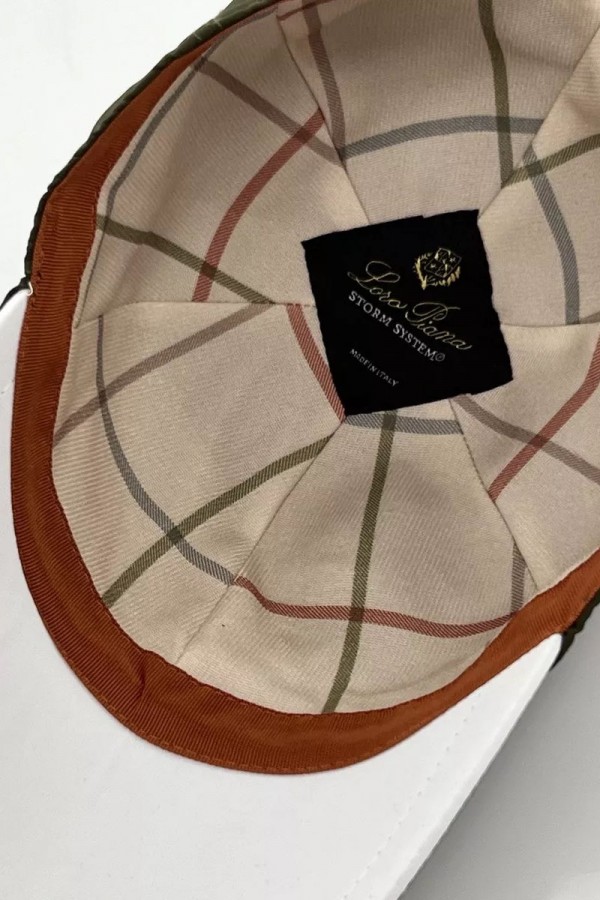 Зелёная бейсболка Loro Piana embroidered-logo