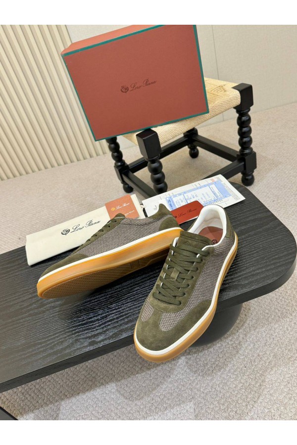 Мужские кроссовки Loro Piana Tennis Walk - Green
