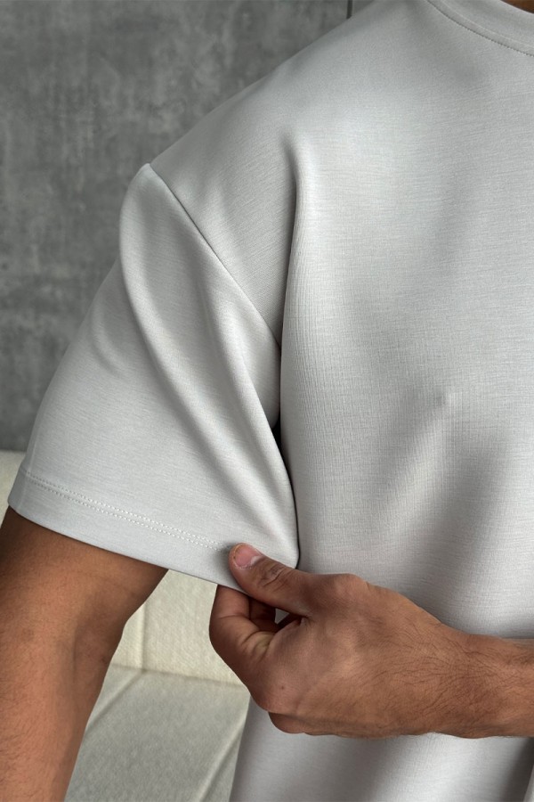 Мужская серая футболка Loro Piana