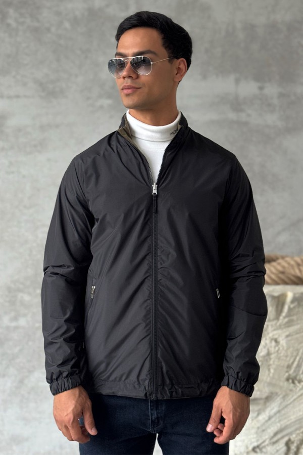 Двусторонняя ветровка Loro Piana - Brown / Black