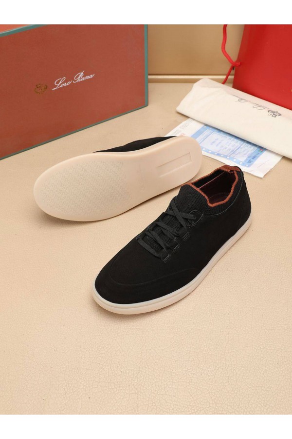 Мужские кроссовки Loro Piana Soho Walk - Black