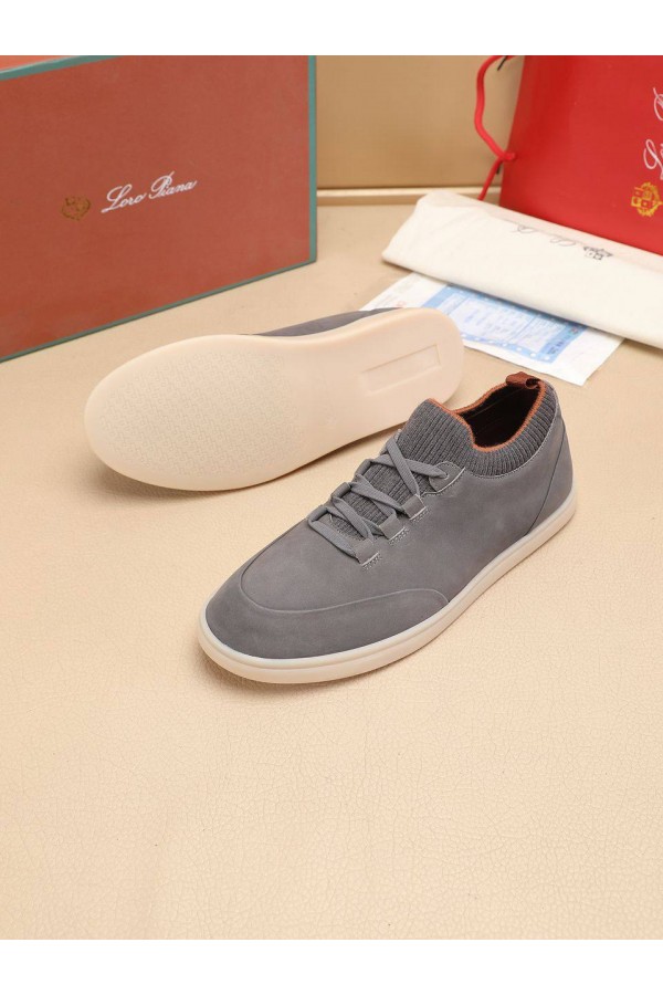 Мужские кроссовки Loro Piana Soho Walk - Grey