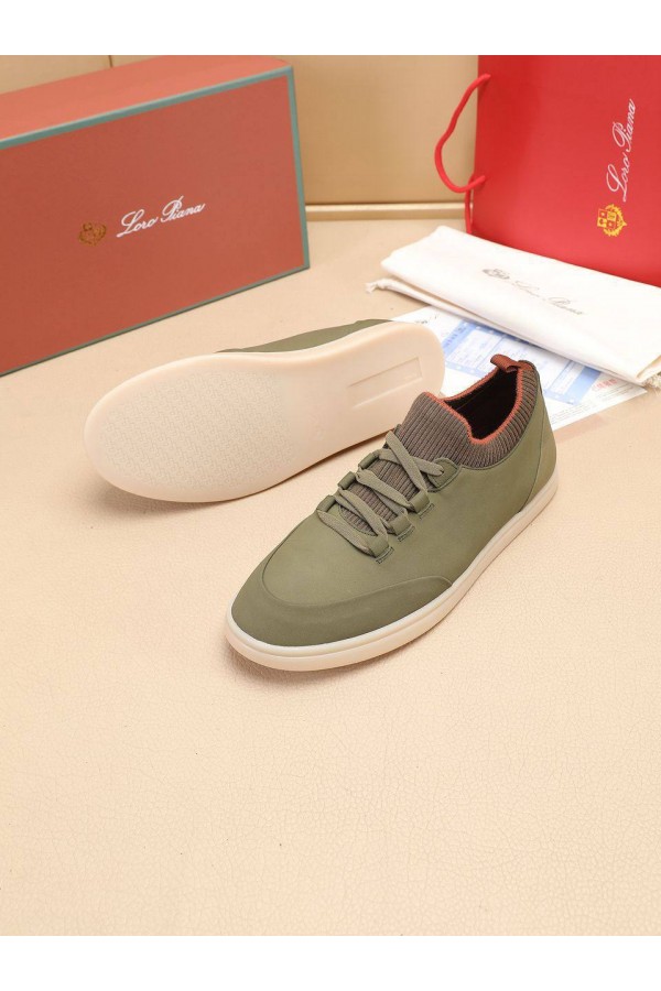 Мужские кроссовки Loro Piana Soho Walk - Khaki