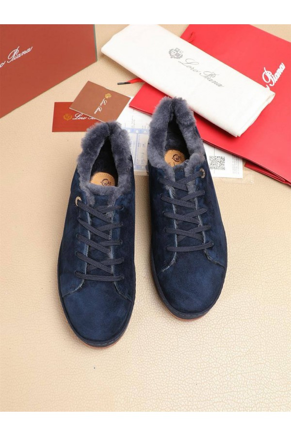 Зимние кроссовки с мехом Loro Piana