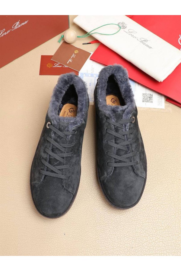 Зимние кроссовки с мехом Loro Piana