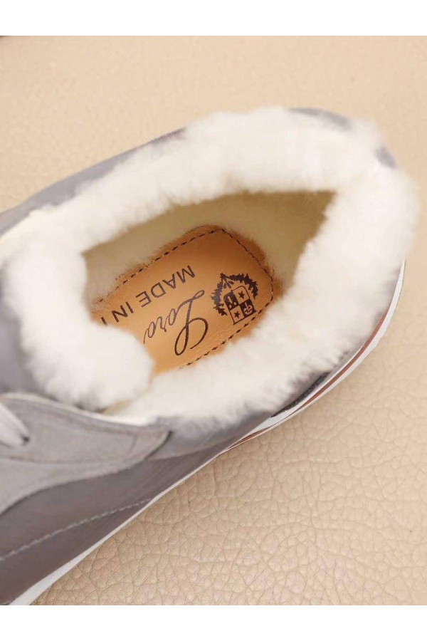 Кроссовки с мехом Loro Piana Week End Walk Evo