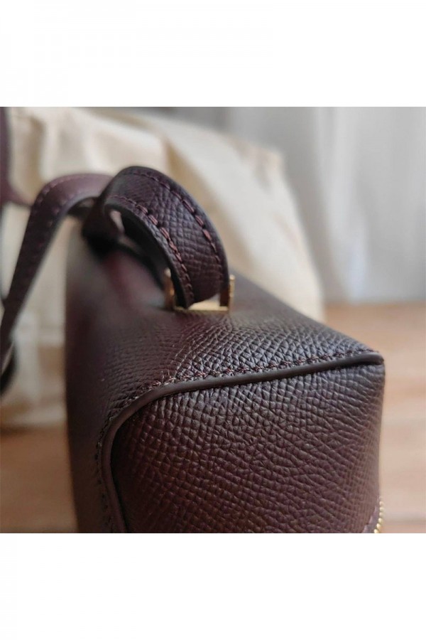 Кожаная сумка Loro Piana 28x15.5 см - Brown