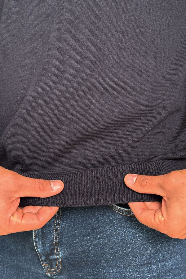 Мужской тёмно-синий джемпер Loro Piana