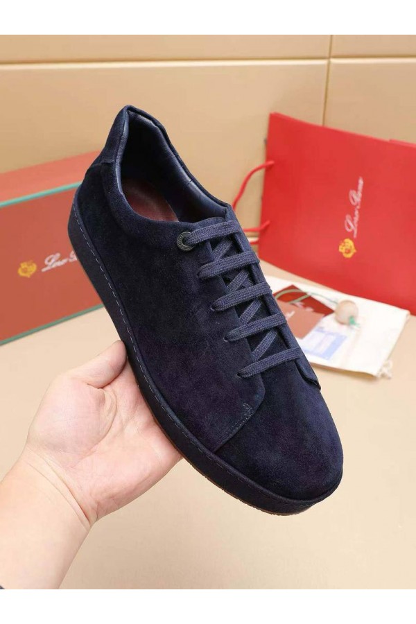 Мужские замшевые кроссовки Loro Piana