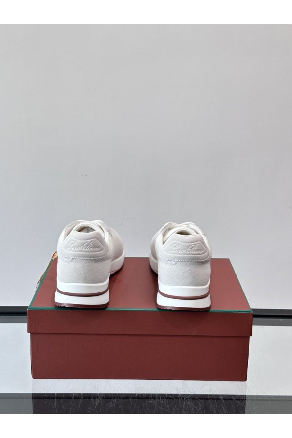 Мужские кроссовки Loro Piana Week End Walk - White