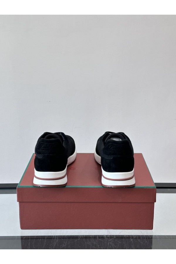 Мужские кроссовки Loro Piana Week End Walk - Black