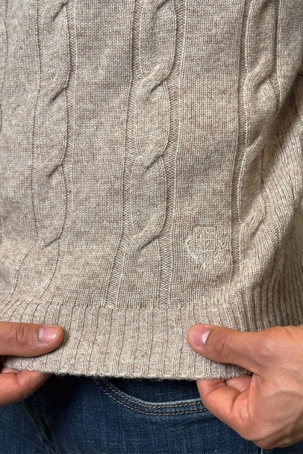 Мужской свитер Loro Piana premium - Light Beige