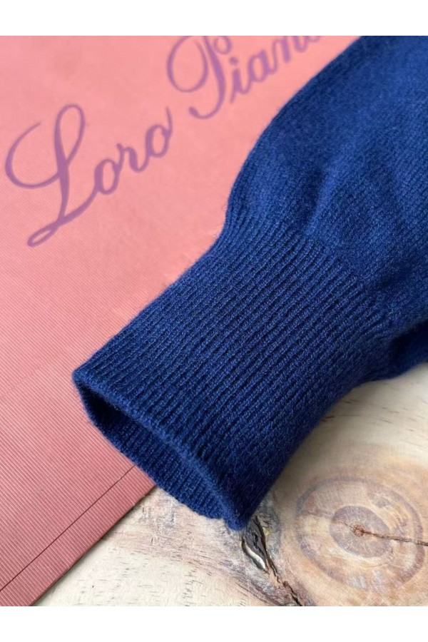 Мужская водолазка Loro Piana Premium - Dark Blue