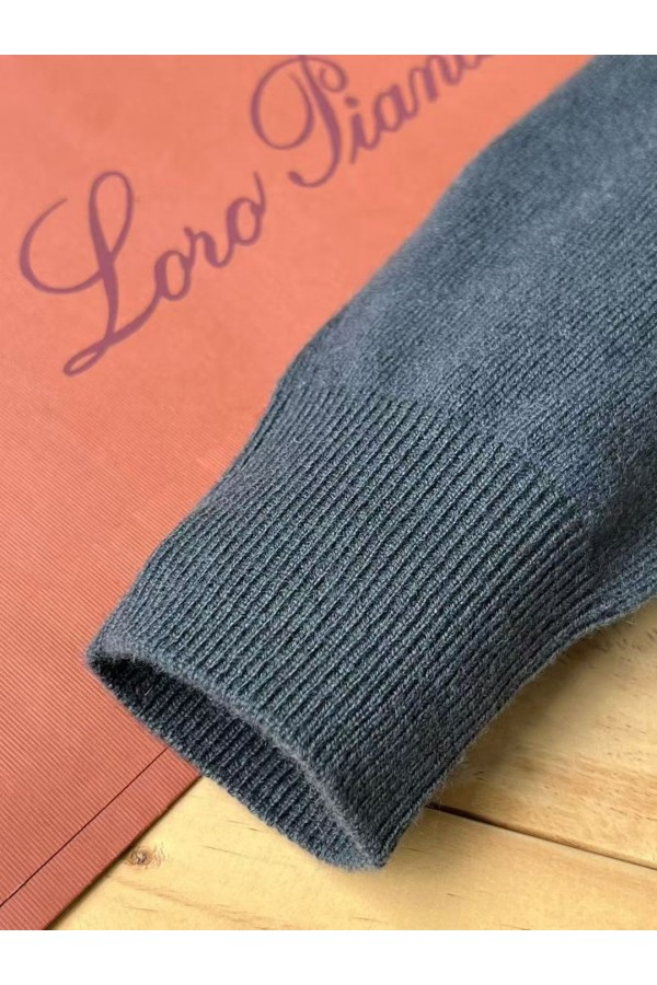 Мужская водолазка Loro Piana Premium - Dark Gray