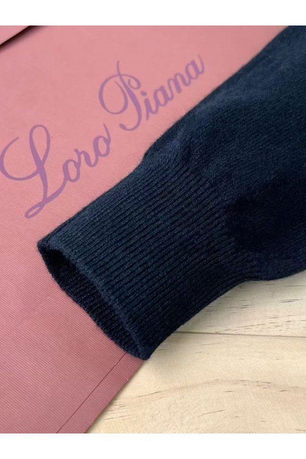 Мужская водолазка Loro Piana Premium - Black