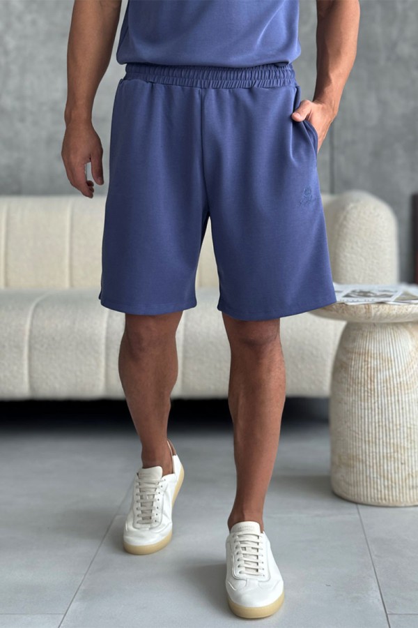 Мужские синие шорты Loro Piana