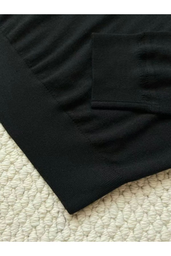 Поло с длинным рукавом Loro Piana Premium - Black