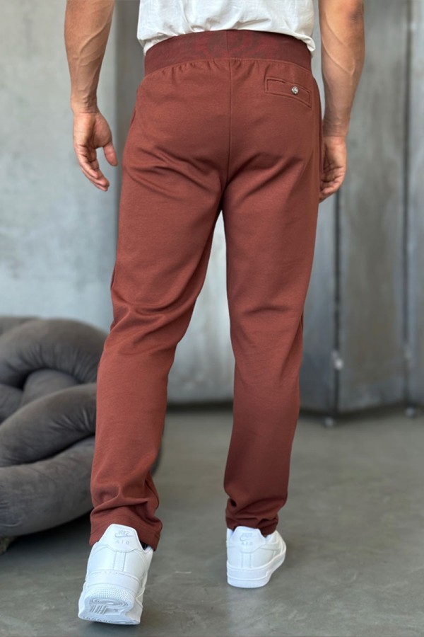 Мужские спортивные штаны Loro Piana monogram - Brown