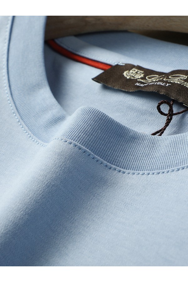 Мужская футболка Loro Piana Premium - Light Blue
