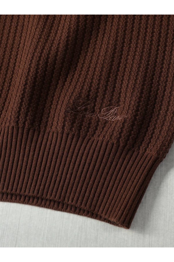Мужской свитер Loro Piana premium - Brown