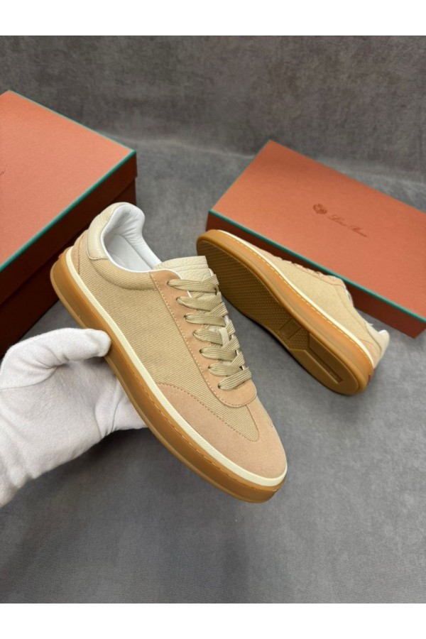 Мужские кроссовки Loro Piana Tennis Walk - Beige
