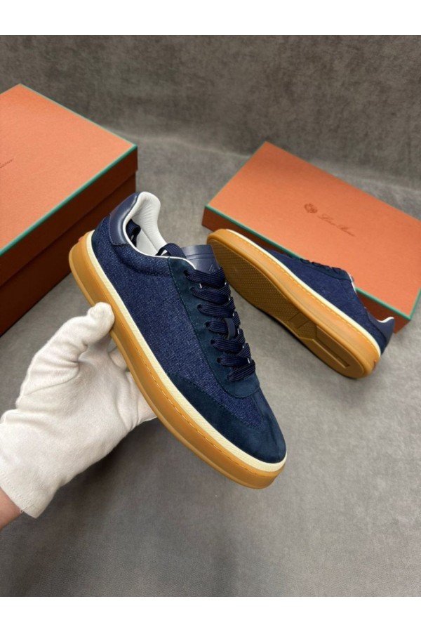 Мужские кроссовки Loro Piana Tennis Walk - Navy