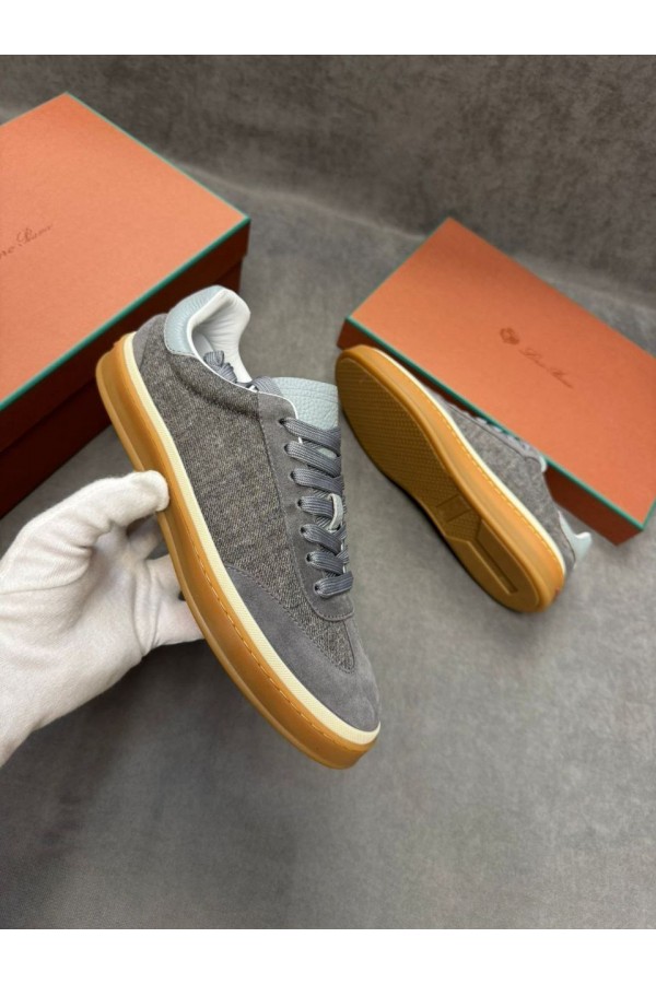 Мужские кроссовки Loro Piana Tennis Walk - Grey