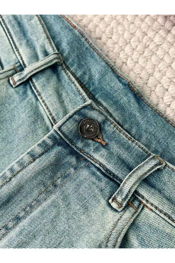 Мужские светло-синие джинсы Loro Piana Premium