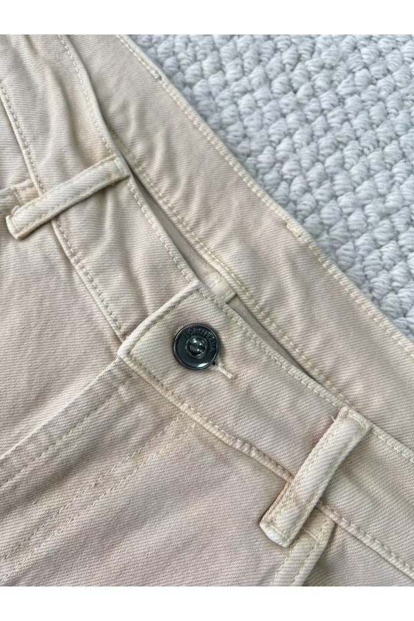 Мужские бежевые джинсы Loro Piana Premium