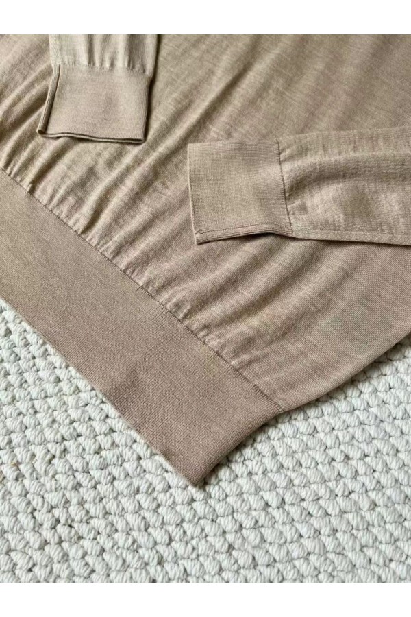 Поло с длинным рукавом Loro Piana Premium - Flower Aprecot