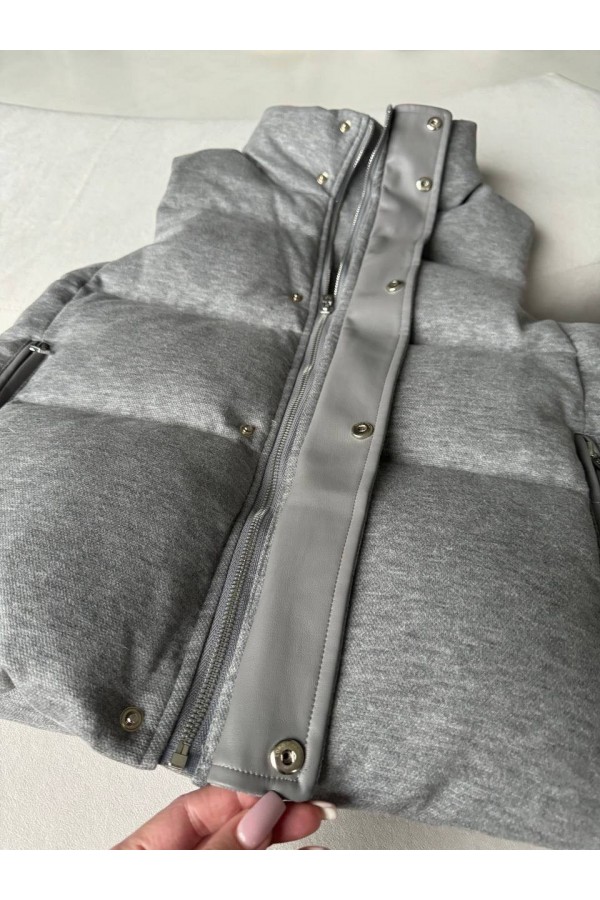 Женская серая жилетка Loro Piana premium