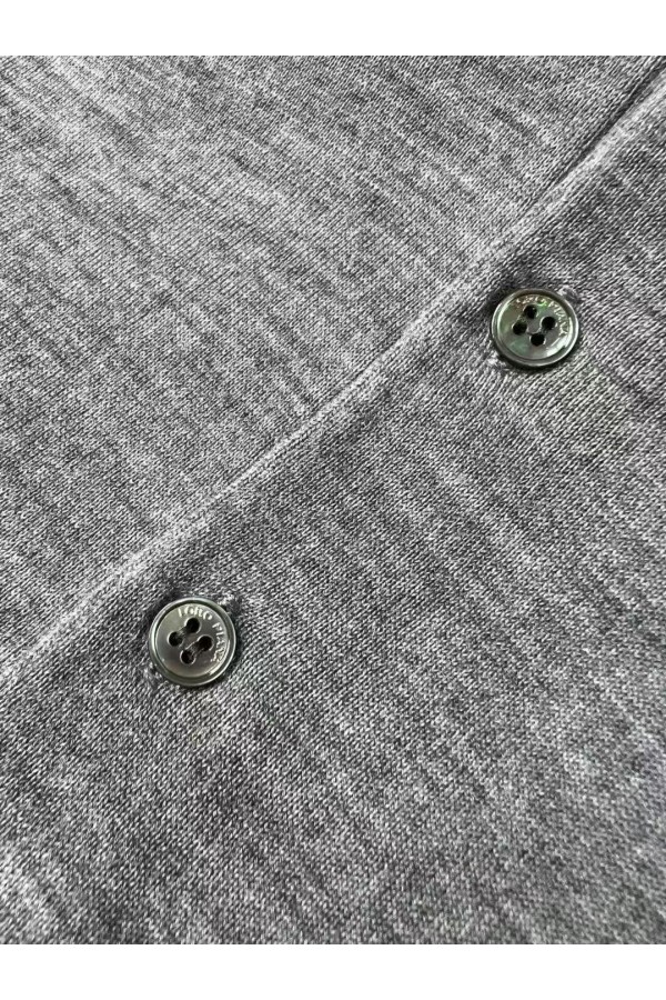 Поло с длинным рукавом Loro Piana Premium - Light Flower Gray