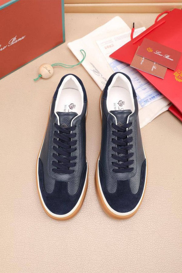 Мужские кроссовки Loro Piana Tennis Walk - Navy