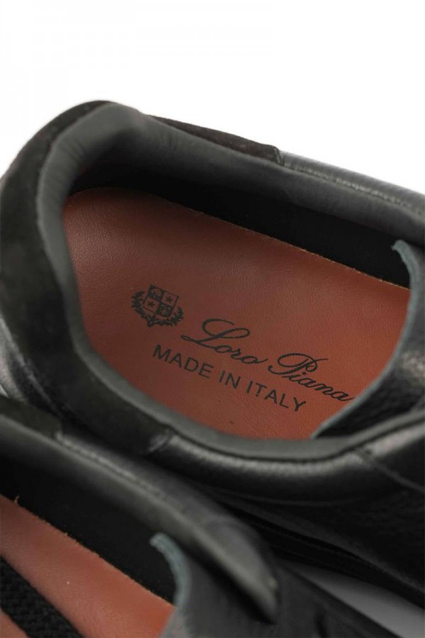 Мужские кроссовки Loro Piana Tennis Walk - Black