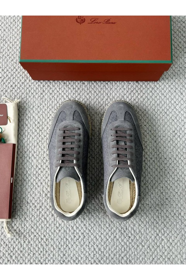 Мужские кроссовки Loro Piana Sea Tennis Walk - Grey
