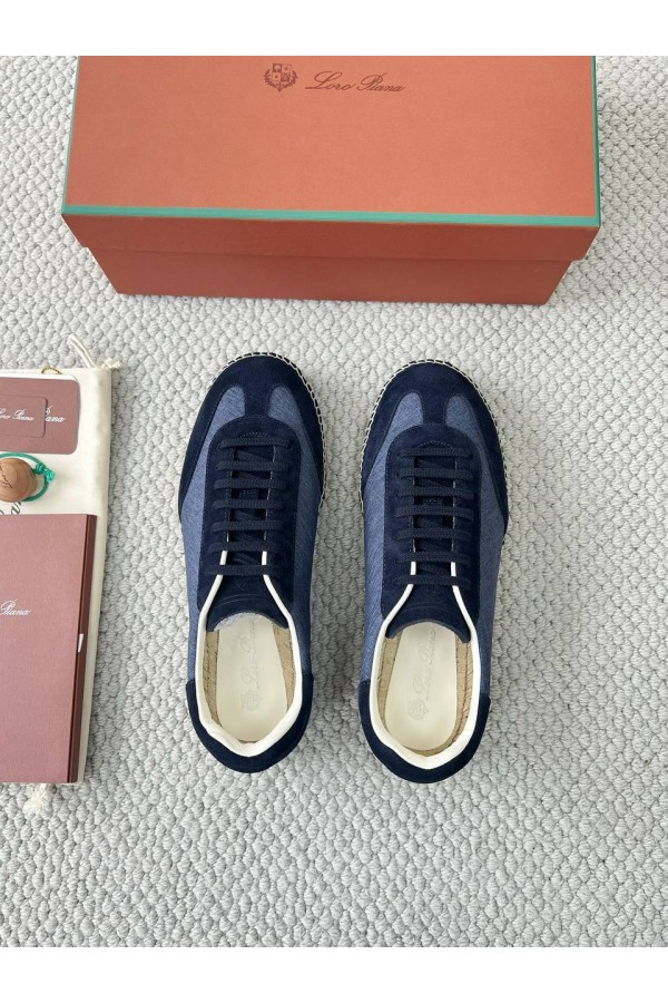 Мужские кроссовки Loro Piana Sea Tennis Walk - Navy