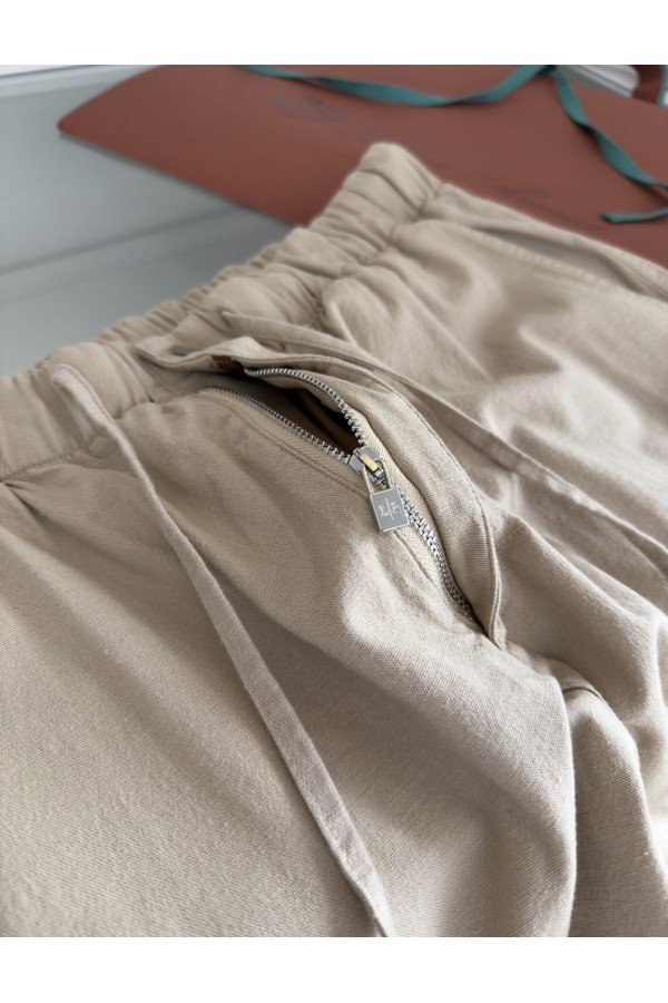 Льняные шорты Loro Piana Premium - Beige