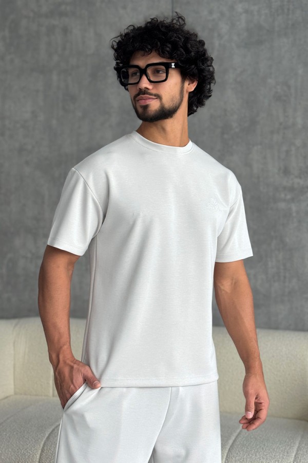 Мужская серая футболка Loro Piana