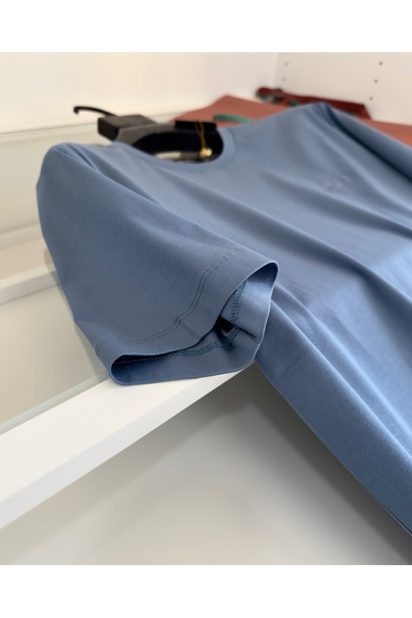 Мужская голубая футболка Loro Piana