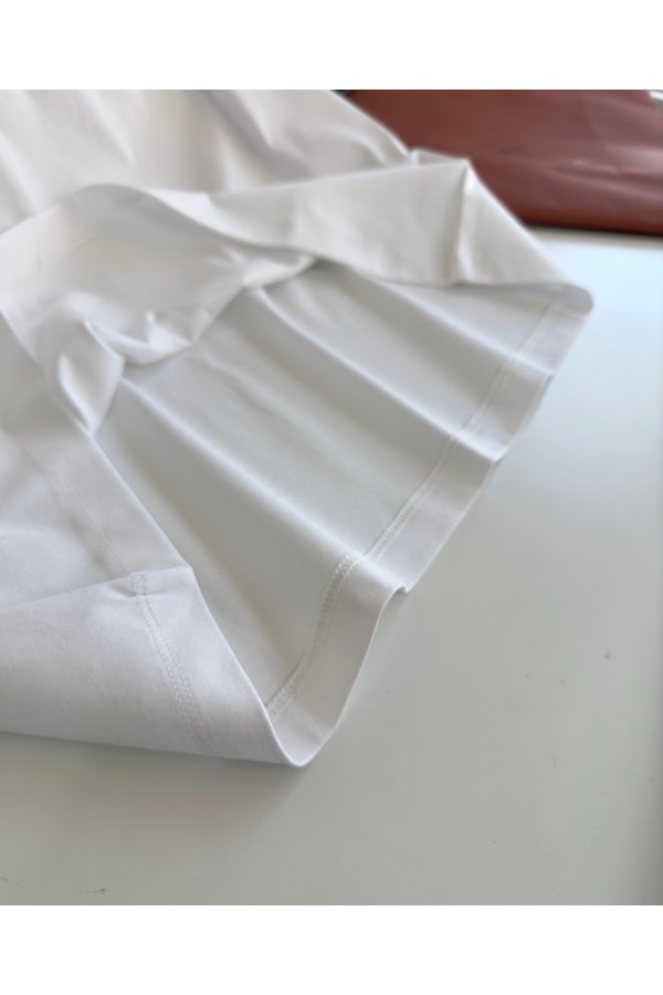 Мужская белая футболка Loro Piana