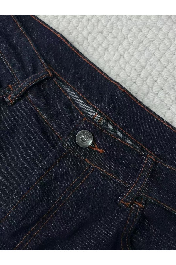 Мужские тёмно-синие джинсы Loro Piana Premium